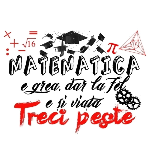 Tricou Matematica e grea 2 Tricou Matematica e grea - imagine 2