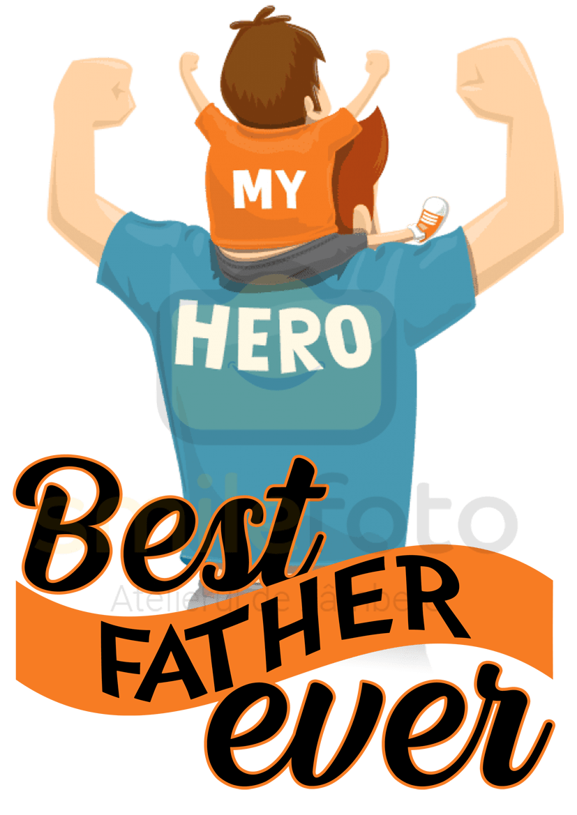 Tricou Father my hero 2 Tricou Father my hero - imagine 2