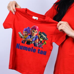 Tricou Brawl Stars personalizat cu numele tau