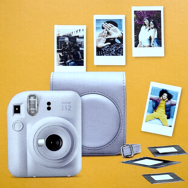 Pachet Aparat foto InstaX mini 12 Liliac Purple 1 Pachet Aparat foto InstaX mini 12 Liliac Purple