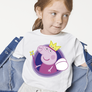 Tricou Peppa Pig Purple