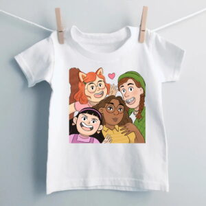 Tricou Rosu Aprins Girl