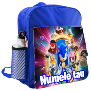 Rucsac SONIC Galaxy cu numele tau