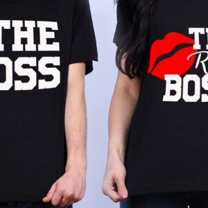 Set tricouri The Boss and The real Boss