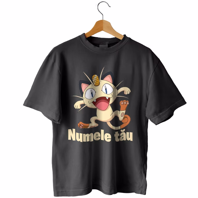 Tricou Pokemon Meowth 1 Tricou Pokemon Meowth