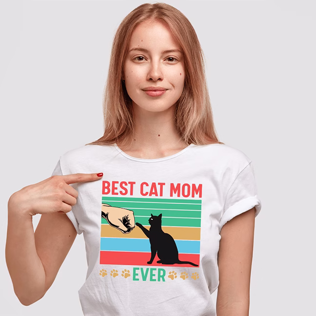 Tricou CAT MOM 1 Tricou CAT MOM