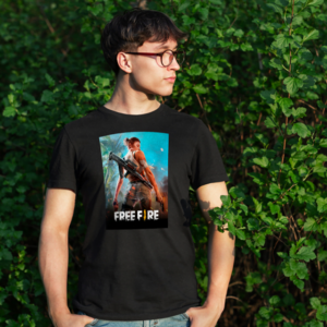 Tricou Free Fire 100 Diamonds