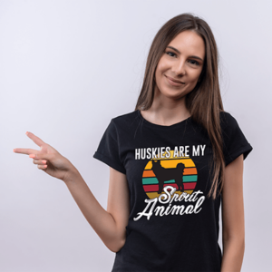 Tricou Huskies are my Spirit Animal