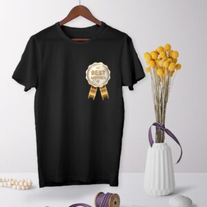 Tricou - insigna "the BEST MOTHER"