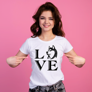 Tricou Love Husky