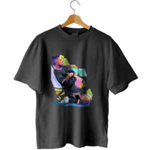 Tricou Mbappe Cartoon Logo