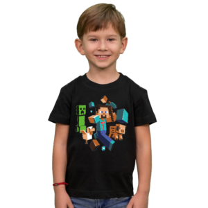 Tricou Minecraft Mavi 7
