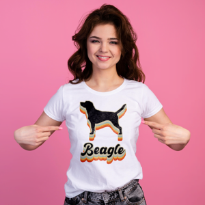Tricou Retro Beagle