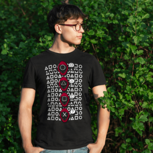 Tricou Squid Game Soldiers Masks XO