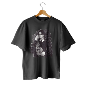 Tricou Wednesday Addams Fan Art