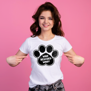 Tricou Who rescued who