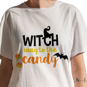 Tricou Witch way to the candy