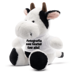 Văcuță de pluș personalizată