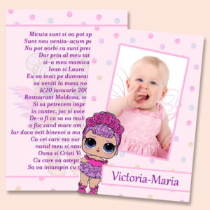 Invitatie botez LOL