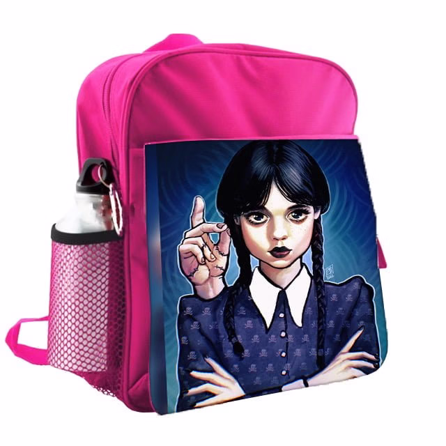 Rucsac Wednesday and Thing Cartoon 1 Rucsac Wednesday and Thing Cartoon