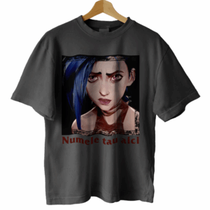 Tricou League of Legends Jinx Arcane 6