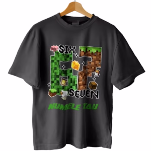 Tricou Six Seven Minecraft