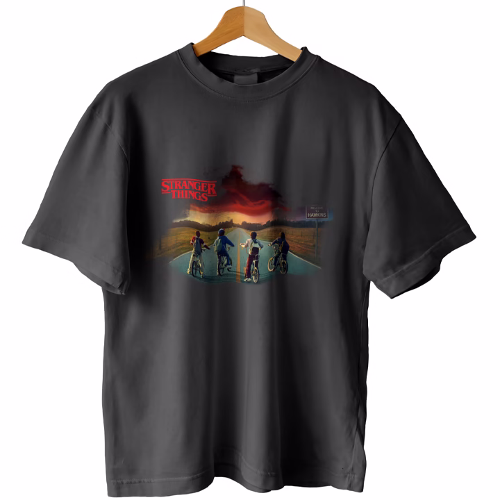Tricou Stranger Things Hawkins 1 Tricou Stranger Things Hawkins