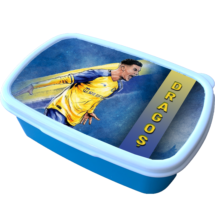 Cutie de prânz Ronaldo cu numele Dragoș