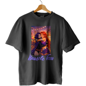 Tricou personalizat cu Starfire si Raven din Teen Titans