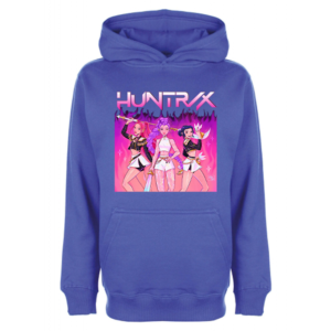 Hanorac Huntrix marimea 7-8 ani albastru