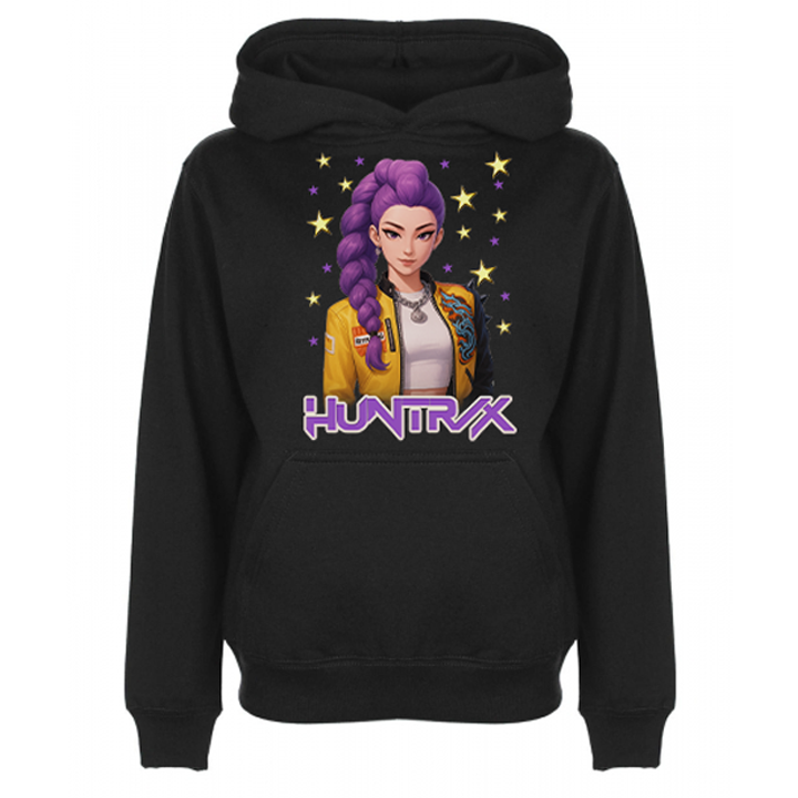 Hanorac Huntrix RUMI marimea 3-4 ani negru 1 Hanorac Huntrix RUMI marimea 3-4 ani negru