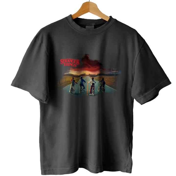 Tricou Stranger Things marimea S dama 1 Tricou Stranger Things marimea S dama