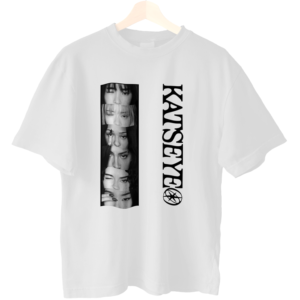 Tricou Katseye Pixel marimea 8 ani alb