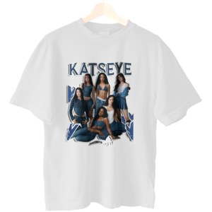 Tricou Katseye Wave marimea 6 ani alb