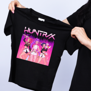 Tricou HUNTRIX marimea 4 ani 110 cm negru