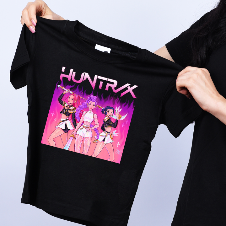 Tricou HUNTRIX marimea 4 ani 110 cm negru 1 Tricou HUNTRIX marimea 4 ani 110 cm negru