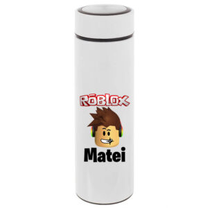 Termos Roblox personalizat cu numele MATEI