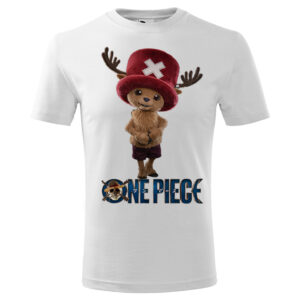 Tricou ONE PIECE marimea 158 cm alb