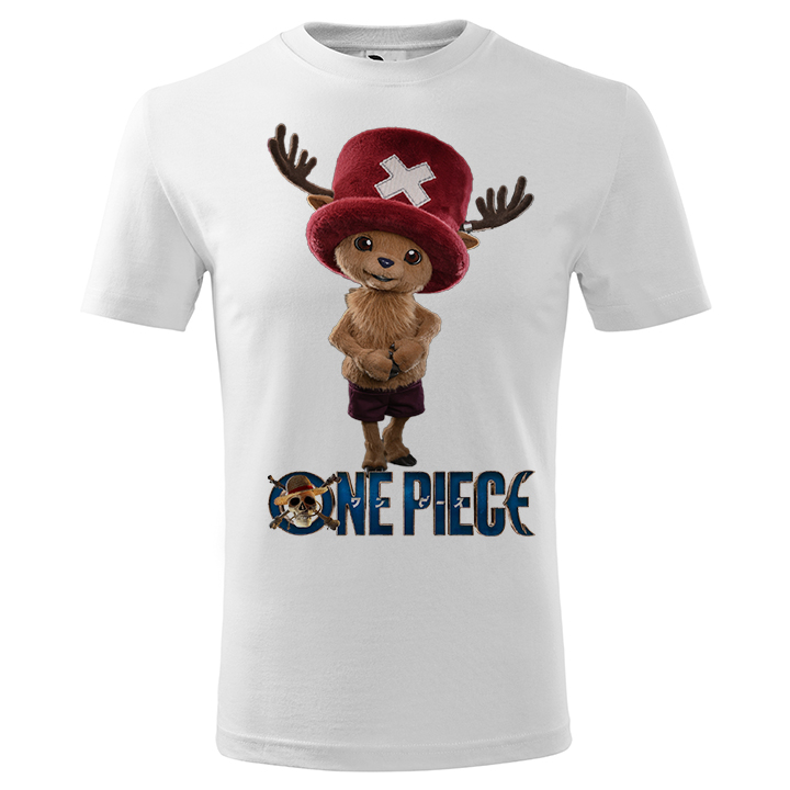 Tricou ONE PIECE marimea 158 cm alb 1 Tricou ONE PIECE marimea 158 cm alb