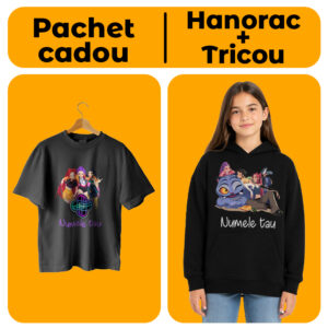 Pachet Cadou HUNTRIX Fan Edition – Tricou și Hanorac